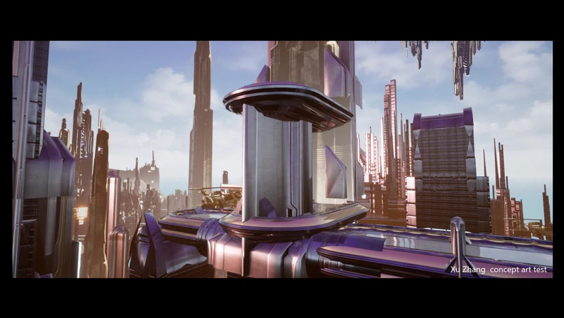 XuZhang concept art test in UE4